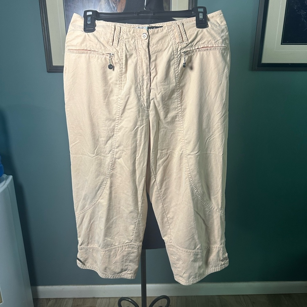 Jamie Sadock Light Peach Capri Golf Casual Pants Size 6